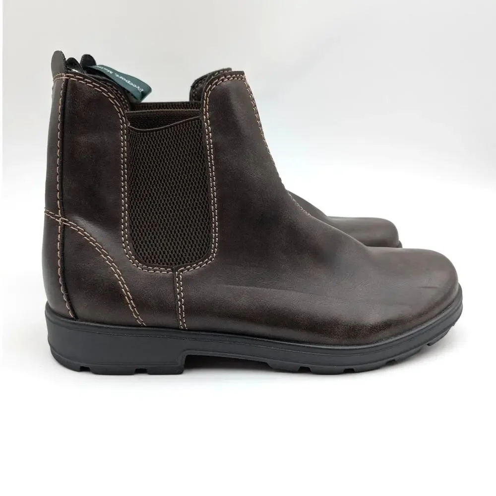 Eastland Cyrus Chelsea Ankle Boots Round Toe Men's Dark Brown Size US10D EU44